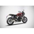 ZARD Full 2 into 1 with SP Muffler for the Triumph Speed Twin 1200 and Thuxton R / RS ZARD Full 2 into 1 with SP Muffler for the Triumph Speed Twin 1200 and Thuxton R / RS